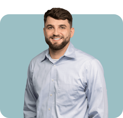 Male financial advisor smiling