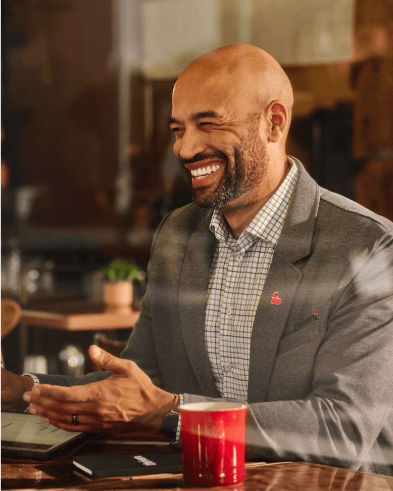 Why thrivent smiling advisor image